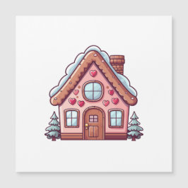 Casa de Rolo de Natal Rosa Fofa
