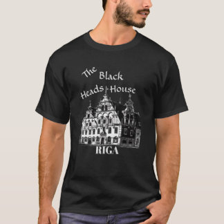 Casa Desenhada à Mão de BlackHead Unisex T-Shirt