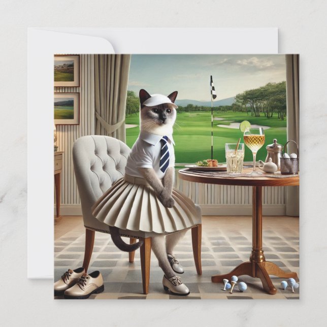 Casa do Clube Golf para Amantes de Gato (Frente)