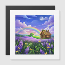Casa dos Sonhos Arco-íris do Campo de Lavanda