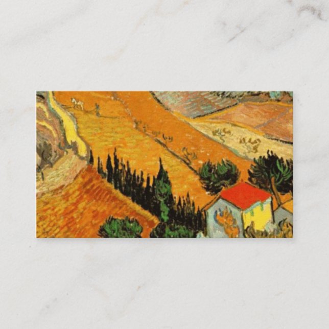 Casa e Ploughman <br> Cartão de visita (Frente)