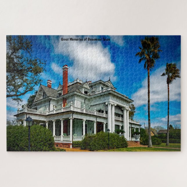 Casa Mcfadden Ward Beaumont Texas. Quebra-cabeça (Horizontal)