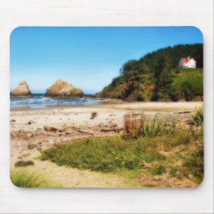 Casa Mousepad da costa de Oregon
