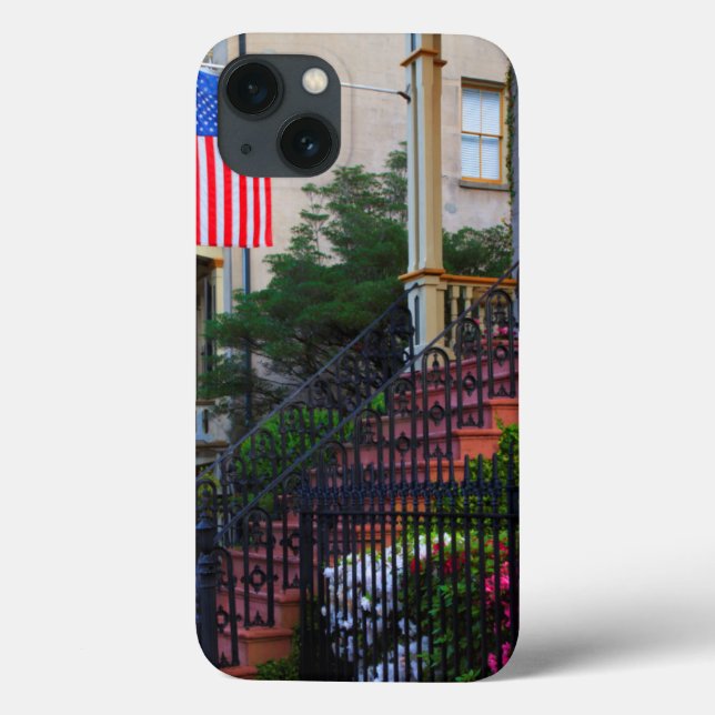 Casa no Distrito Histórico na primavera (Verso)