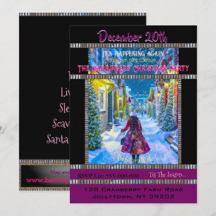 Casa para Convite de festas de Natal