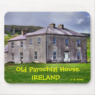 Casa paroquial irlandesa velha Mousepad
