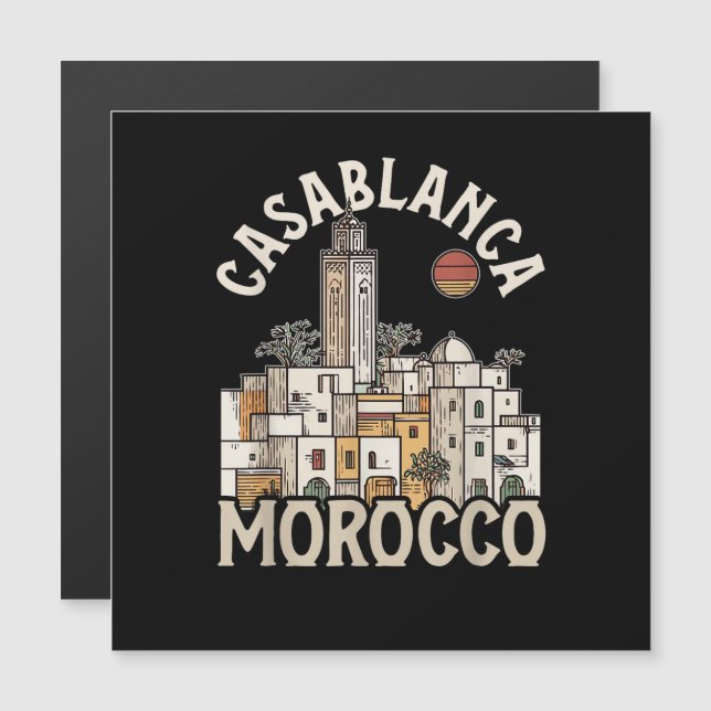 casablanca marrocos  (Frente/Verso)
