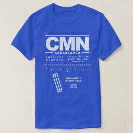 Casablanca Mohammed V Intel Airport CMN T-Shirt