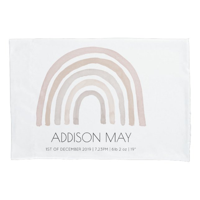 Casaca-preta de bebê, blush e arco-íris neutro (Frente)