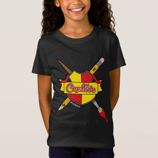 Casaco criativo de T-Shirt de armas (Frente)