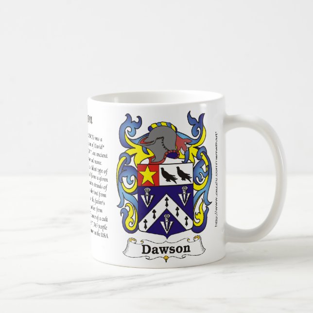 Casaco da família de Dawson da caneca do braço (Direita)