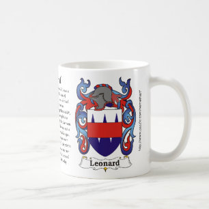Casaco da família de Leonard da caneca do braço