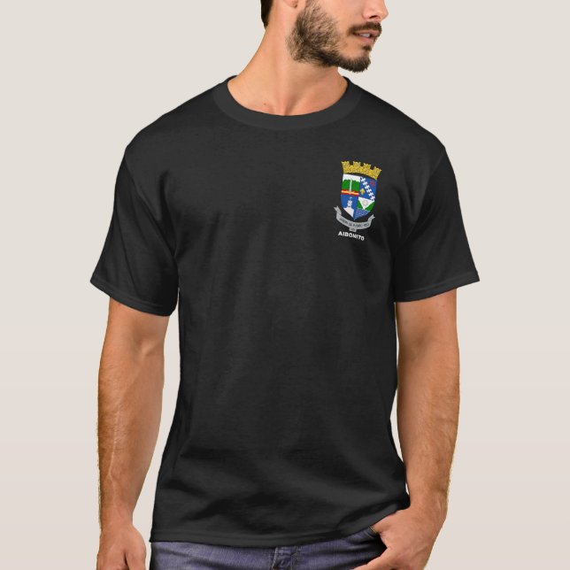 Casaco de Armas - Aibonito, Porto Rico T-Shirt (Frente)