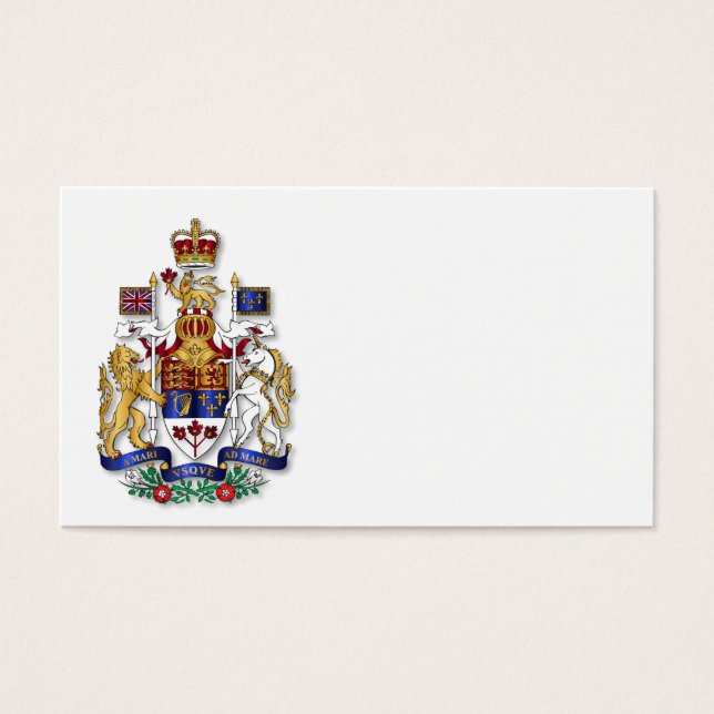 Casaco de armas do Canadá (Frente)