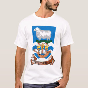 Casaco de armas T-Shirt das Ilhas Malvinas