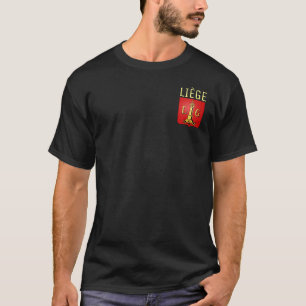 Casaco de Braços de Liège, Bélgica T-Shirt