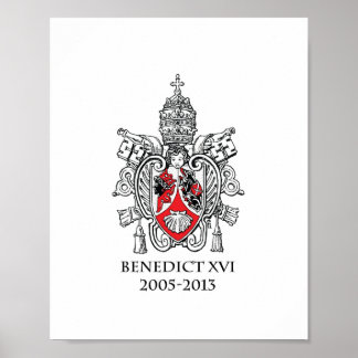 Casaco de Braços do Papa Bento XVI Impressão