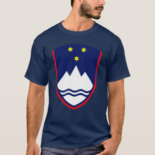 Casaco de Camiseta das Armas da Eslovênia