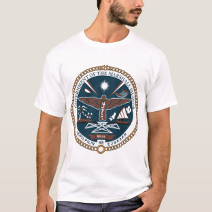 Casaco de Camiseta das Armas das Ilhas Marshall
