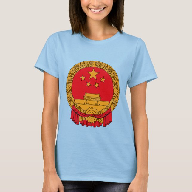 Casaco de Camiseta de Armas da China (Frente)