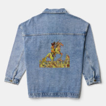 Casaco de Ganga Indígena Feminino Denim Nativo Ame