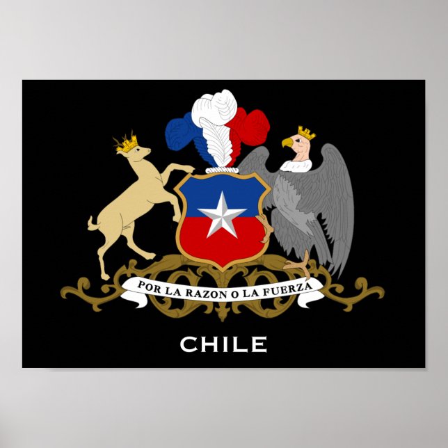 Casaco do Chile* Poster de Armas (Frente)