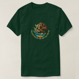 Casaco do México de Braços Mens Camiseta Verde