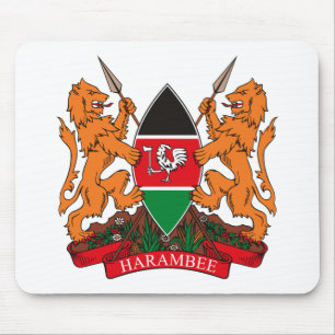 Casaco do Quênia de Armas Mousepad