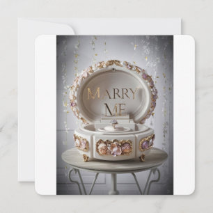 Casado Me- Cartão de Proposta de Amor Eterno