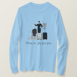 CASADO-ME, VOE POR T-Shirt GRATUITA