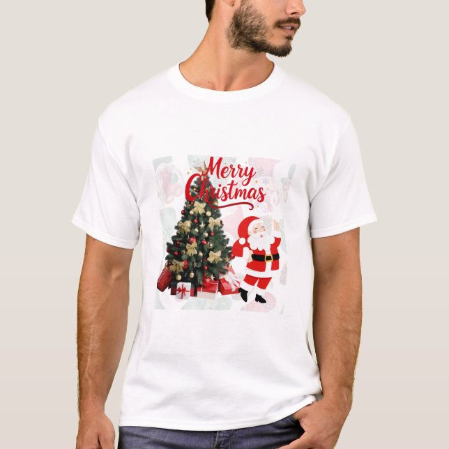 Casado natal T - camisa (Frente)