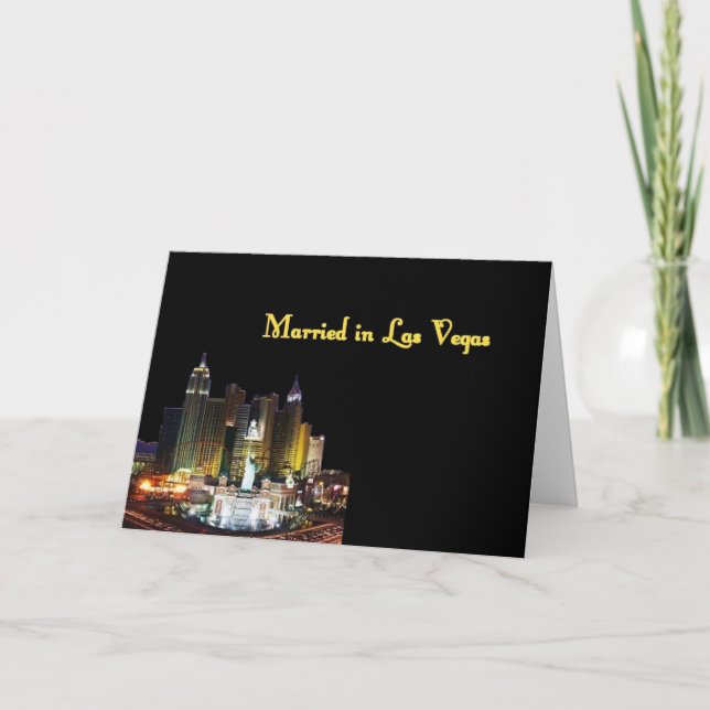 Casado no Cartão de Las Vegas (Frente)