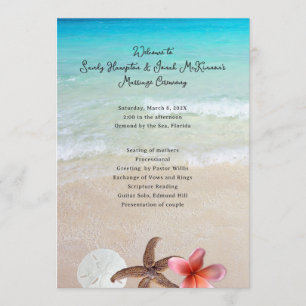 Casado Pelo Programa Sea Short Beach Ceremony