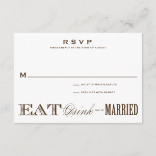 & CASADOS RSVP 3.5 x 5