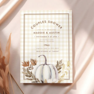 Casais brancos de abóbora Chá de panela