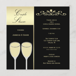 Casais Convites para Chás de casamento