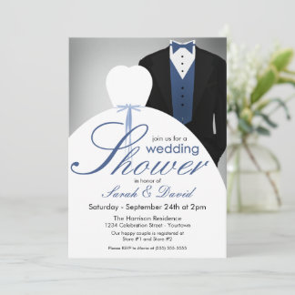 Casais Convites para Chás de casamento
