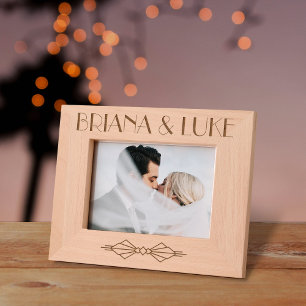 Casais De Casamento De Arte Ou Texto Personalizado