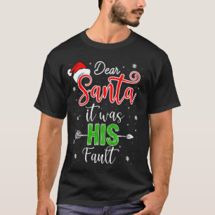 Casais De Natal Camisas Caros Papais noeis Era Sua