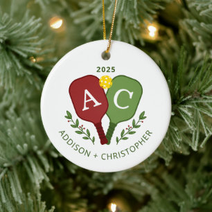 Casais Enfeites de natal de seleção de fotos