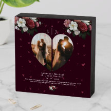 casais personalizados de forma Burgundy Fotografia