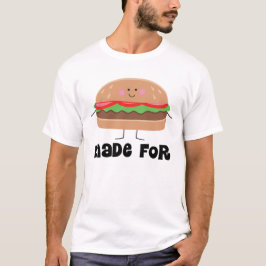 Casais T Camisa Feitas Entre Si Para Burger E Fren