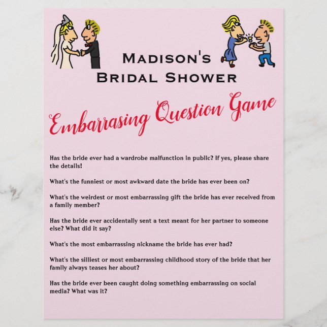 Casal bonito ✨ Jogo do Chá de panela Divertido (Frente)