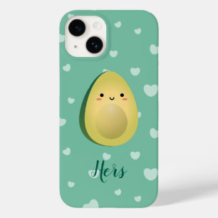 Casal Correspondente Bonito Avocados Engraçados D
