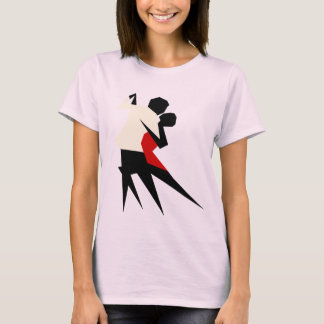 casal cúbico de t-shirt