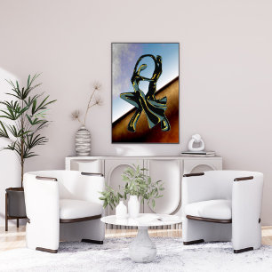 Casal dançando no poster