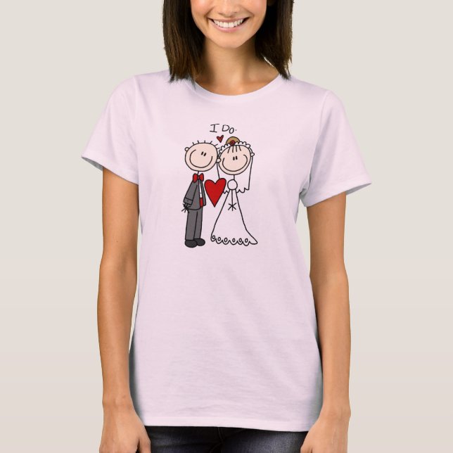 Casal de casamento I Do T-shirts e presentes (Frente)
