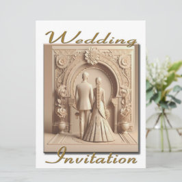 Casal de Convite de Casamento na Archway