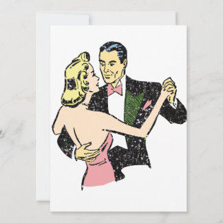 casal de dança de vintage