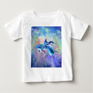 Casal Dolphin Baby T-Shirt